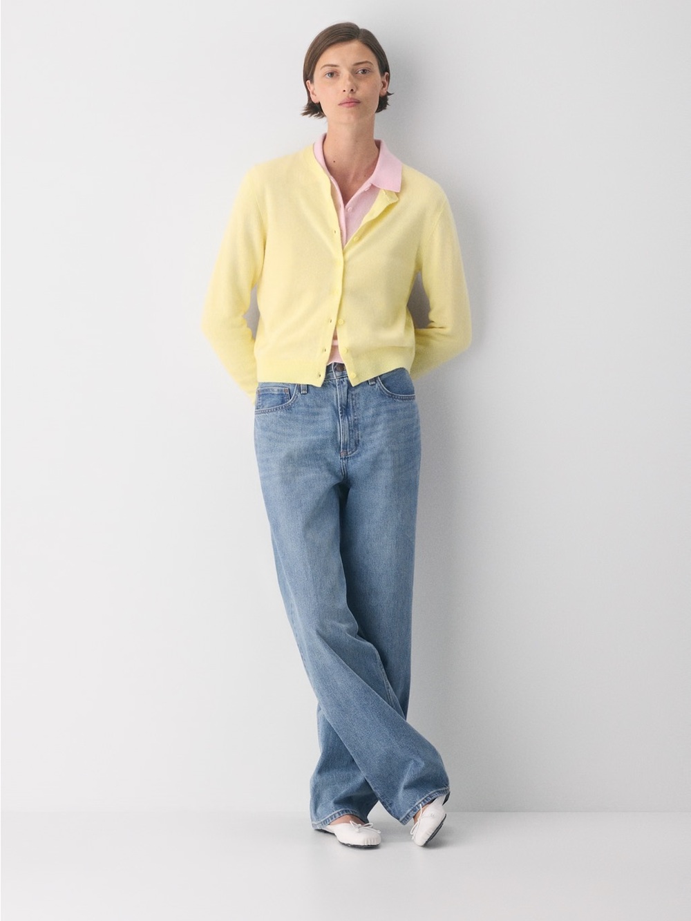 Aritzia Bare Cashmere Noteworthy Cardigan